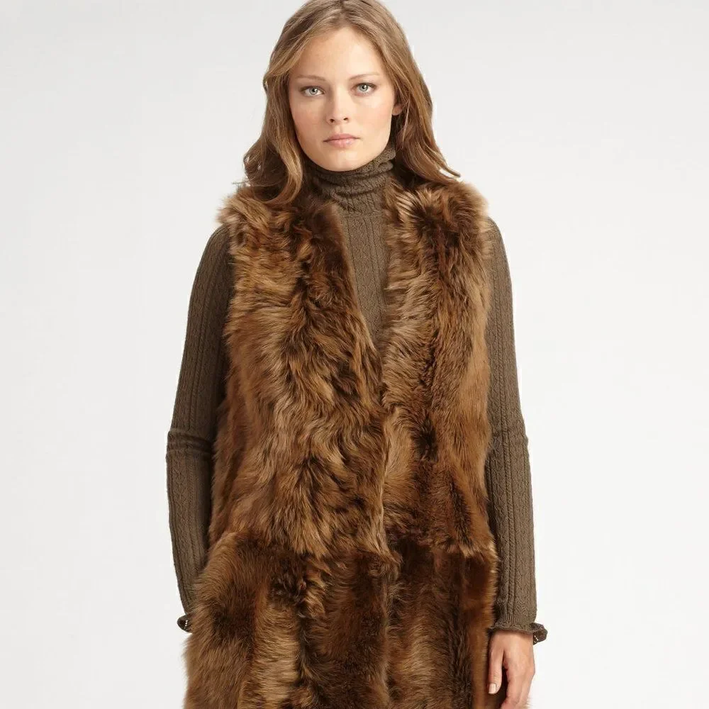 Ralph Lauren Fall/Winter '11 Blonde Lamb Shearling Vest - Picture 16 of 16